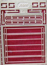 Фототравление Багажник БА-1 латунь, EM-165