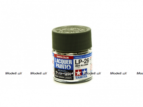 Краска лаковая Dark Green Jgsdf (темно-зеленая), Tamiya LP-26