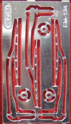 Фототравление Дворники КАМАЗ, Супер МАЗ никель, EM-134