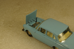Москвич-408, голубой, июнь 89г., Тантал/Радон  1:43