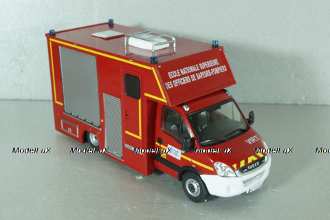 Iveco Daily 65C18 TIB, véhicule d'intervention risques technologiques (ENSOSP), Sapeurs-Pompiers №34, Altaya 1:43 С журналом!