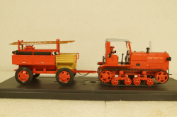 СХТЗ-НАТИ с коловратным насосом и пожарным прицепом, TruckTyr 1:43