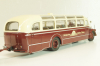 Mercedes-Benz O 6600 bus with trailer "Stuttgarter Sehloss Kurier" 1951 , red/cream, B66042533, Schuco 1:43