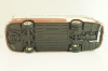 Setra S6 bus Marti 1955, with 4 figuren, brown/cream, 02824, Schuco 1:43