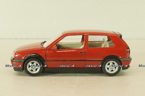 Volkswagen Golf VR6 3-doors (Golf III) 1991, red, 1005R, Schabak 1:43