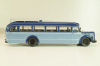 Mercedes-Benz O 6600  bus with figuren driver "Rothenburg O.D. Tauber"  1951 , blue/light blue, 02743, Schuco 1:43