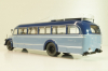 Mercedes-Benz O 6600  bus with figuren driver "Rothenburg O.D. Tauber"  1951 , blue/light blue, 02743, Schuco 1:43
