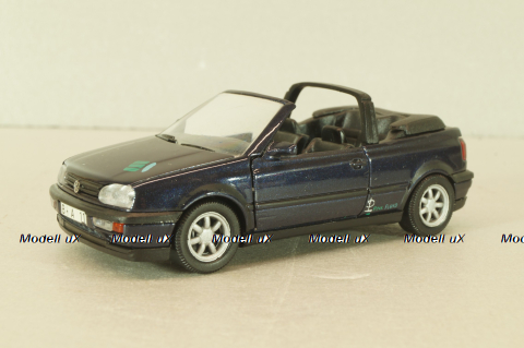 Volkswagen Golf Cabriolet (Golf III) 1991, dark blue, 1006DB, Schabak 1:43