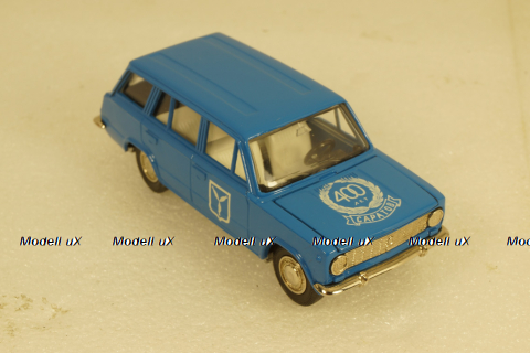 Ваз-2102, 400 лет Саратову, синий, Тантал/Радон 1:43
