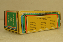 Москвич-412, такси, май 90г., Тантал/Радон 1:43