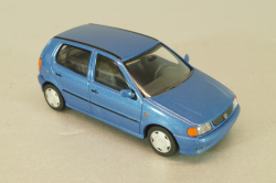 Volkswagen Polo 5-doors (Polo III) 1994, blue, Herpa 1:43