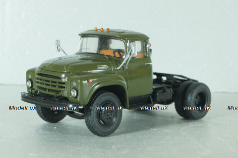 Зил-130В1 тягач, хаки, Автоистория 1:43