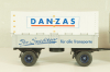 Bussing 8000 truck with trailer "Danzas" 1950 #2, grey, 06253, Schuco 1:43