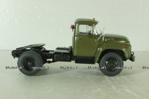 Зил-130В1 тягач, хаки, Автоистория 1:43