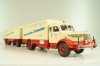 Krupp Titan with trailer "Hemmersam & Rasmussen" Lubeck, cream/red,  Minichamps 1:43