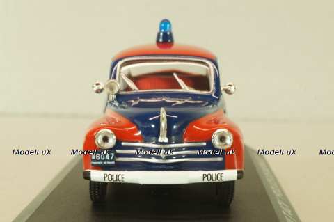 Renault 4CV Police Monaco, red/blue, Altaya 1:43