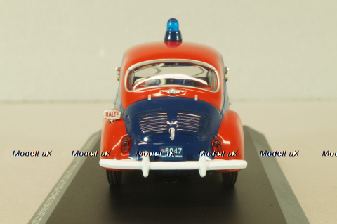 Renault 4CV Police Monaco, red/blue, Altaya 1:43