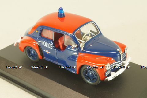 Renault 4CV Police Monaco, red/blue, Altaya 1:43