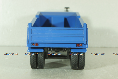 Маз-5432 с п/прицепом самосвалом Маз-5232В сірий/синій, АвтоИстория 1:43