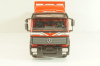 Mercedes-Benz 1748 S  tractor with semi trailer tankwechsel system, red/silver, 317/2, NZG 1:43