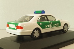Mercedes-Benz E320 (W210)  Polizei 1995, white/green, B66005728, Herpa 1:43