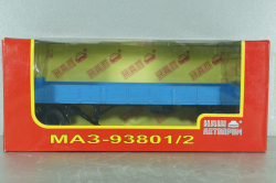 Маз-93801/2 п/прицеп с подкатной осью 1977, синий, Н852, Наш Автопром (конверсия) 1:43