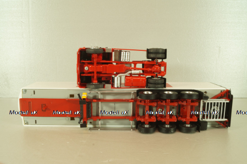 Renault Magnum  AE500 with semi-trailer fridge "Norbert Dentressangle" 2008, red/white, 117415, Eligor 1:43