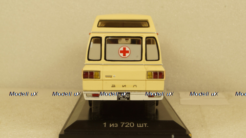 ЗИЛ 118 КА "Скорая Помощь" с интерьером, 111904, DiP Models 1:43