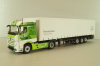 Mercedes-Benz Actros FH25 GigaSpace 4x2 2012 with semi-trailer "Mercedes-Benz", green/silver, 8622/03, NZG 1:50
