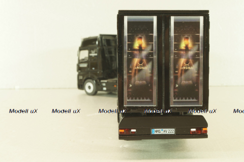 Mercedes-Benz Actros FH25 GigaSpace 4x2 2012 with semi-trailer "Sansibar", black, 8621/02, NZG 1:50 