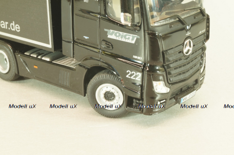 Mercedes-Benz Actros FH25 GigaSpace 4x2 2012 with semi-trailer "Sansibar", black, 8621/02, NZG 1:50 