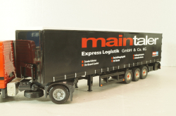 Kogel semi-trailer "Main taler", black, 848/01, NZG 1:50