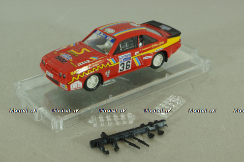 Opel Manta 400 #36 R.A.C. rally 1984 with 2 figuren, red, SM20, Vitesse 1:43