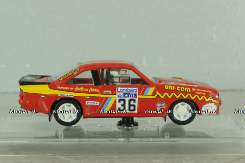 Opel Manta 400 #36 R.A.C. rally 1984 with 2 figuren, red, SM20, Vitesse 1:43