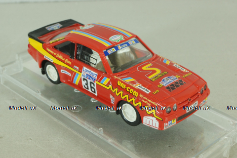 Opel Manta 400 #36 R.A.C. rally 1984 with 2 figuren, red, SM20, Vitesse 1:43