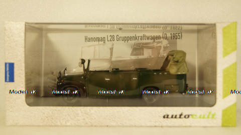 HANOMAG L28GRUKW POLIZEI GERMANY 1955 POLICE, AutoCult 1:43