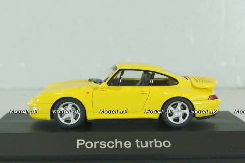 Porsche 911 (993) turbo 1995, yellow, 04113, Schuco 1:43