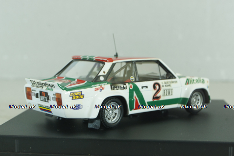 Fiat 131 Abarth #2 rally Monte Carlo 1978, W.Rohrl/С.Geisttorfrer, white, 1409, Trofeu 1:43