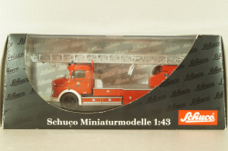 Mercedes L322 fire engine with ladder Metz DL 22 1959, 03265, Schuco 1:43