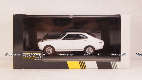 Nissan Violet 1973 White, F43-142, First 43 1:43