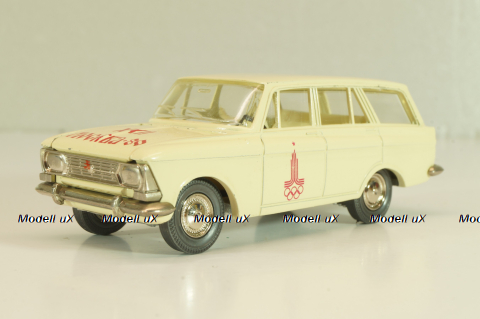 Москвич-427 А4, кофе с молоком, Олимпиада 80, декабрь 19..г., Тантал/Радон 1:43 Редкий цвет!