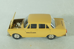 Москвич-408, такси, 1989г., Тантал/Радон 1:43
