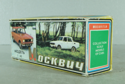 Москвич-408, такси, голубой, ноябрь 1989г., Тантал/Радон 1:43