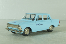 Москвич-408, такси, голубой, ноябрь 1989г., Тантал/Радон 1:43