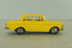 Москвич-412 А2, желтый, 2 зажима,Тантал/Радон 1:43