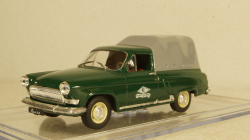 Газ-22 пикап с тентом зеленый, Алник43 1:43