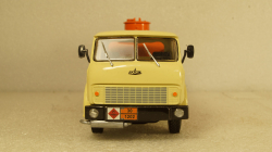 Маз-500А Бензовоз, бежевый/оранжевый, Алник43 1:43