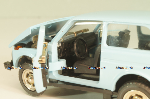 Ваз-2121 Нива, голубая, апрель 1991г., Тантал/Радон 1:43