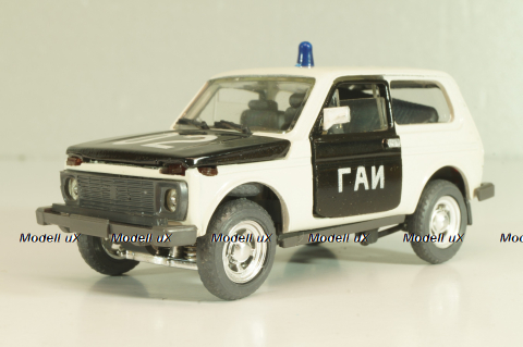 Ваз-2121 Нива, ГАИ, 1996г., Тантал/Радон 1:43