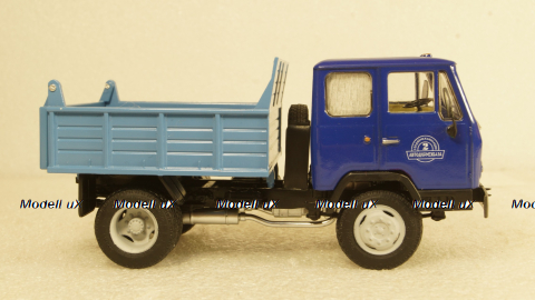 КАЗ-ММЗ-4502 самосвал синий/голубой, Алник43 1:43